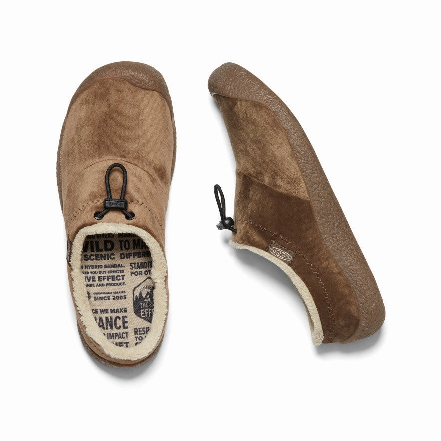 Cushioned Footbed Women's Howser III Slide  |  Dark Earth Velour