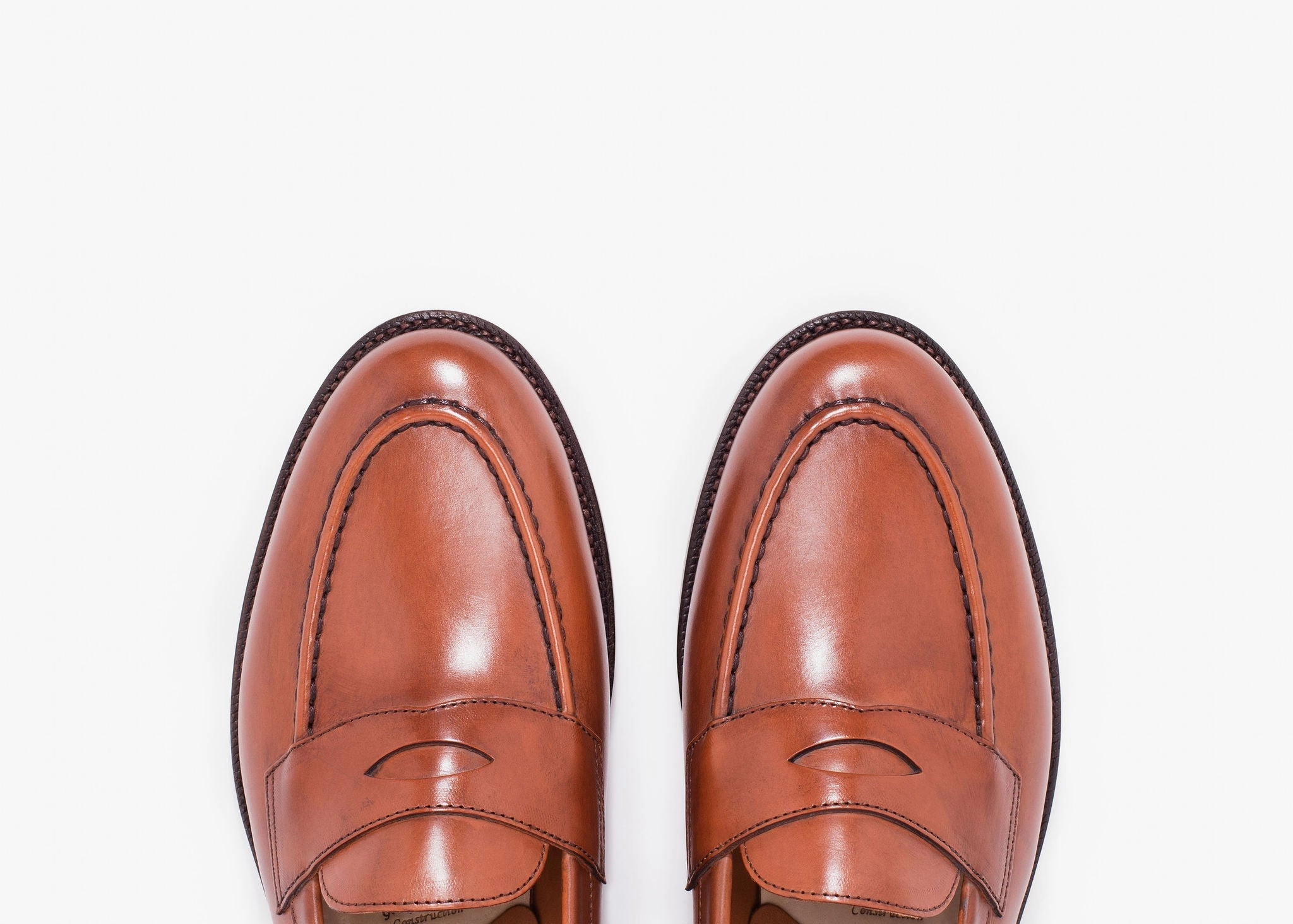 Cushioned Step Traveler Penny Chestnut Calf