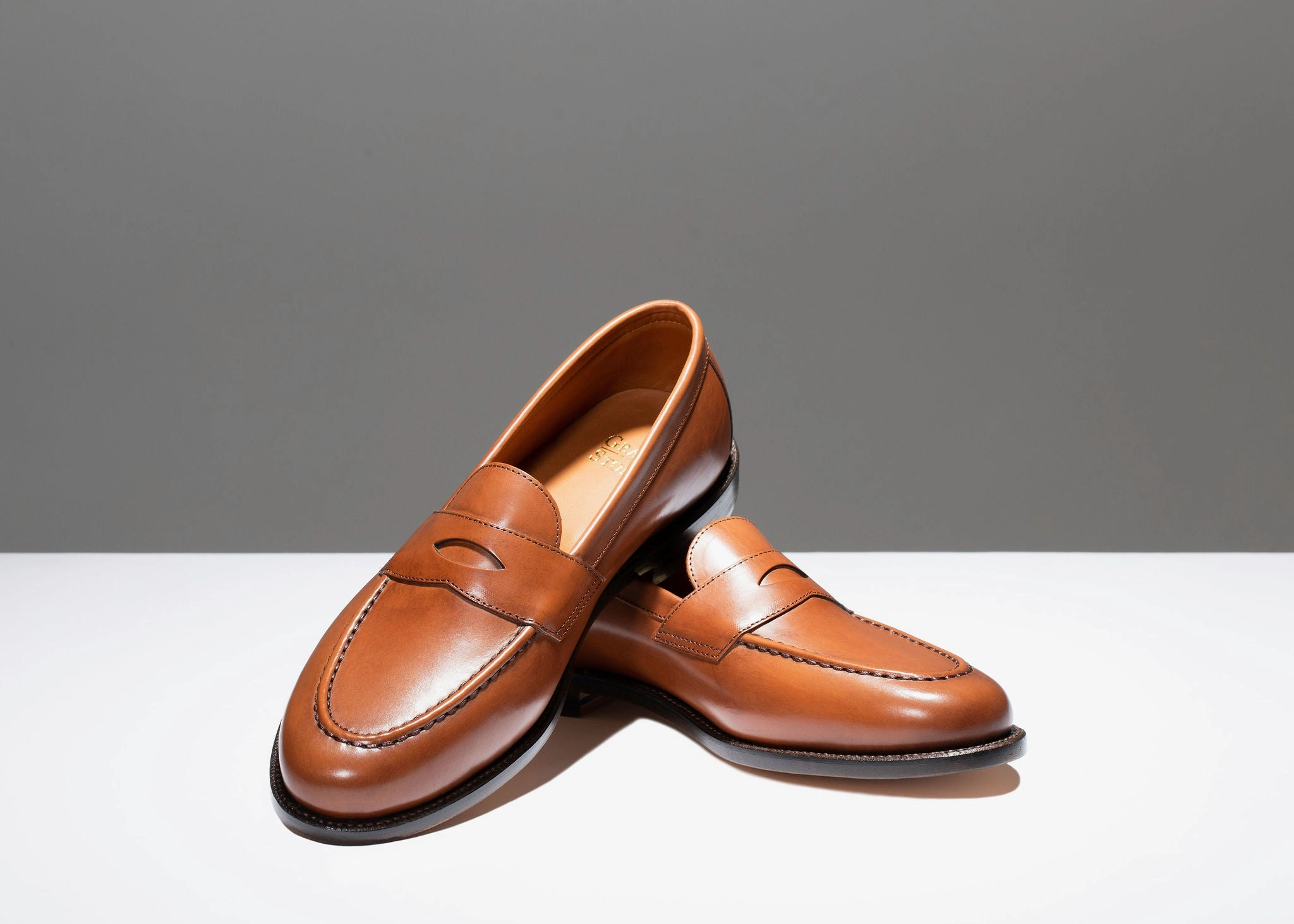 Cushioned Step Traveler Penny Chestnut Calf