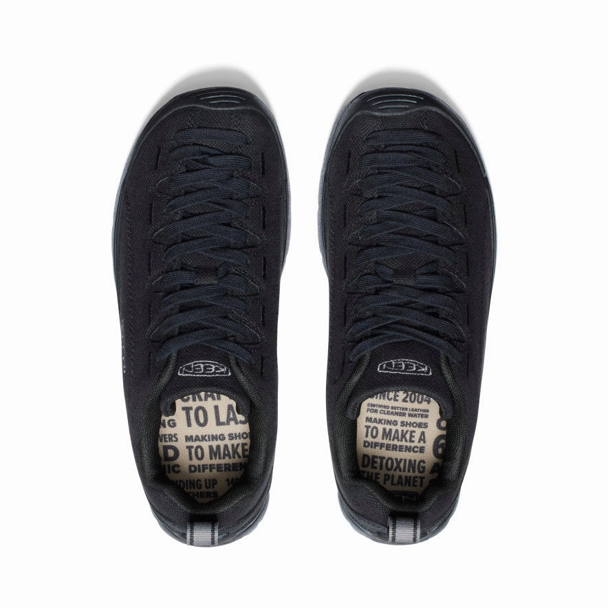 Cushioned Step Women's Jasper Canvas Sneaker  |  Black