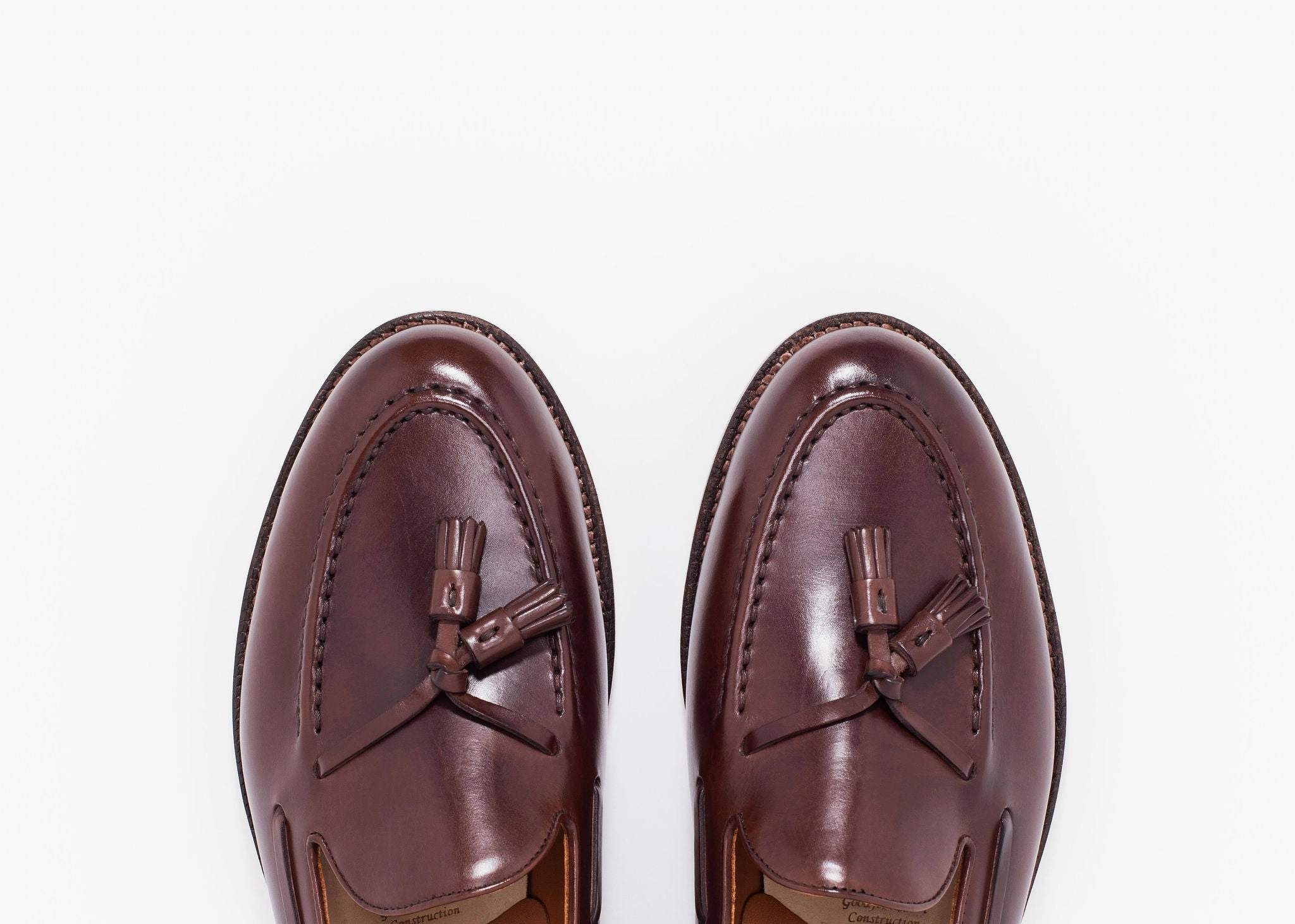 Cushioned Walk Tassel Loafer Tobacco Calf