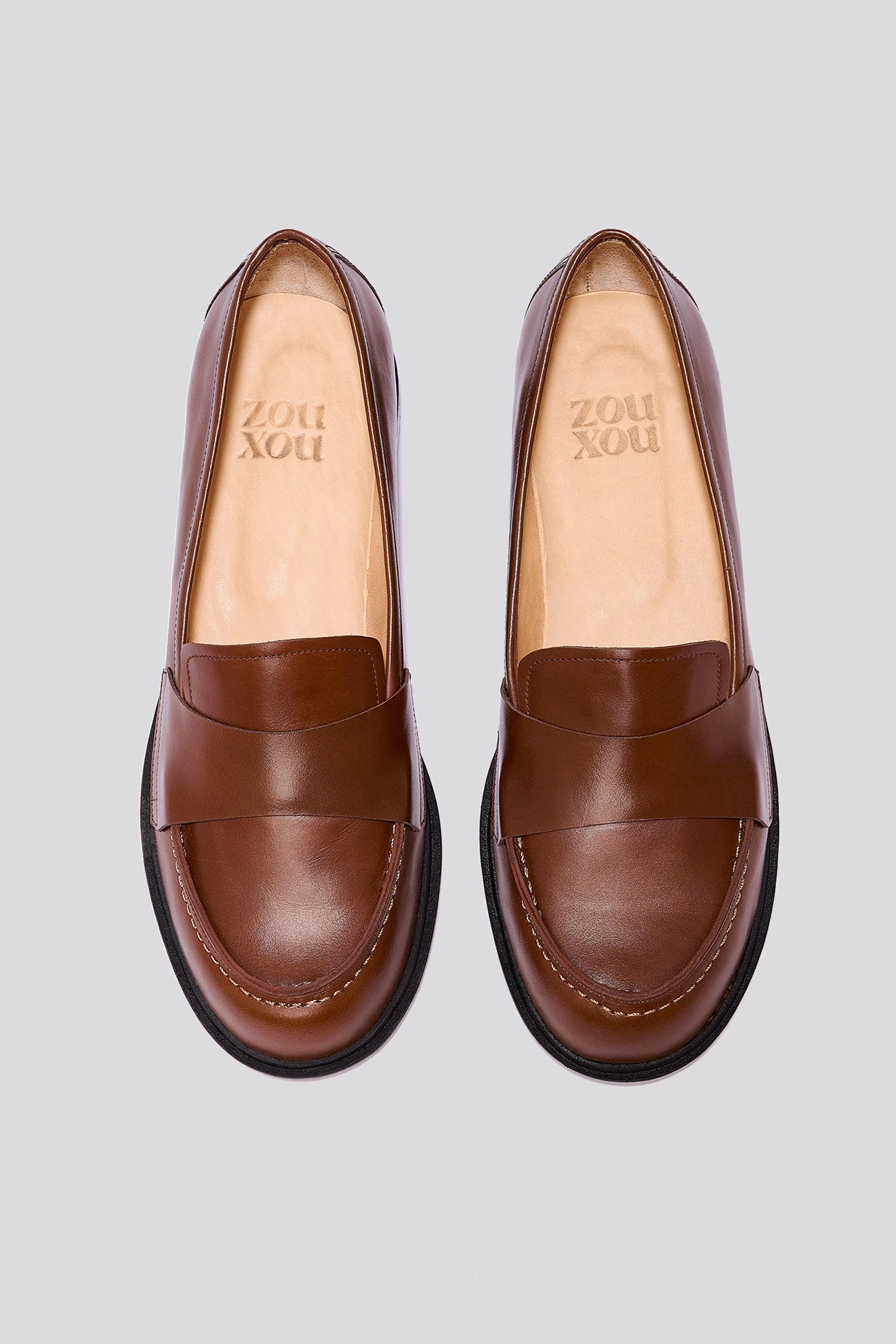 Custom Fit Sofia Loafer in Burnt Caramel