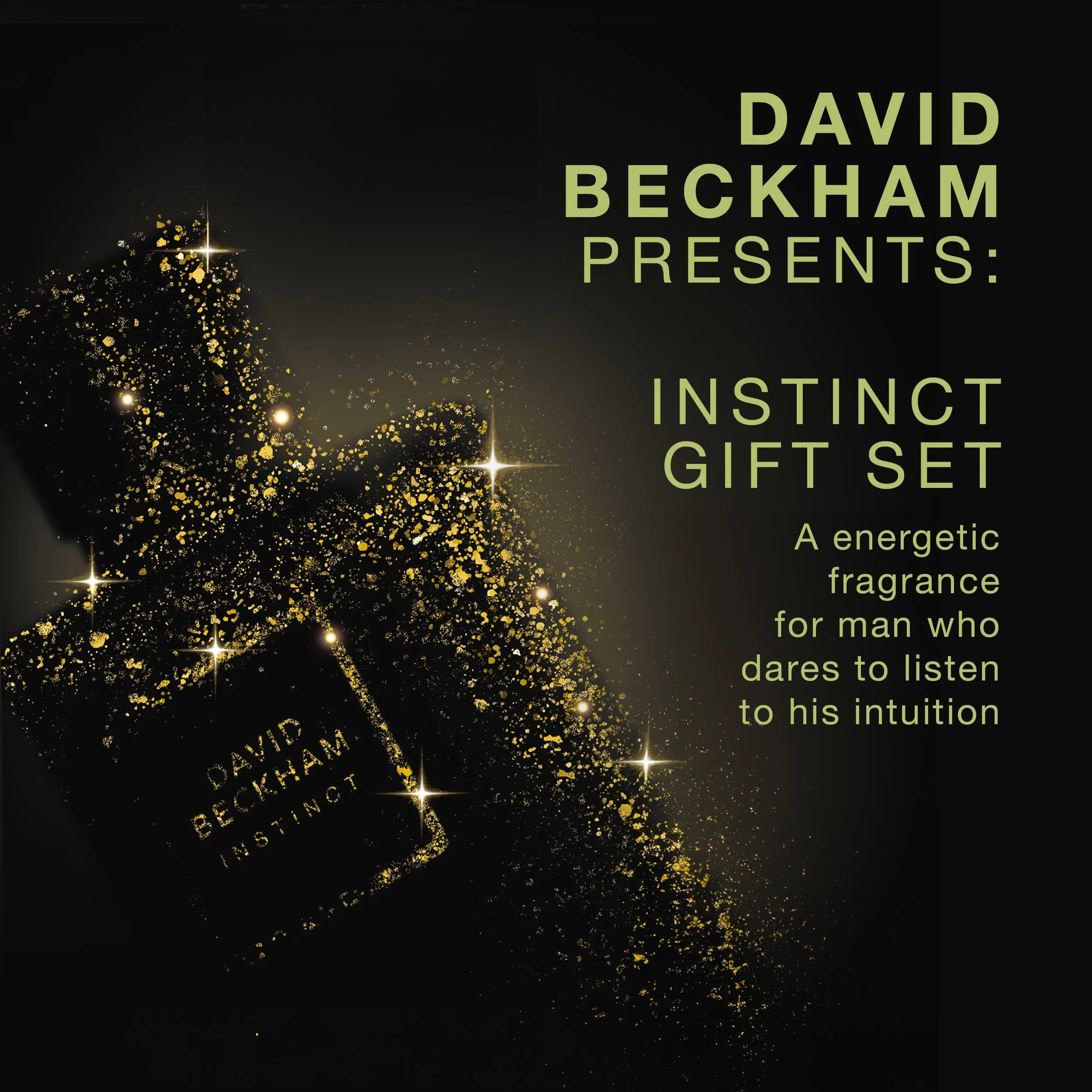 David Beckham Instinct EDP 50ml 2 Piece Set