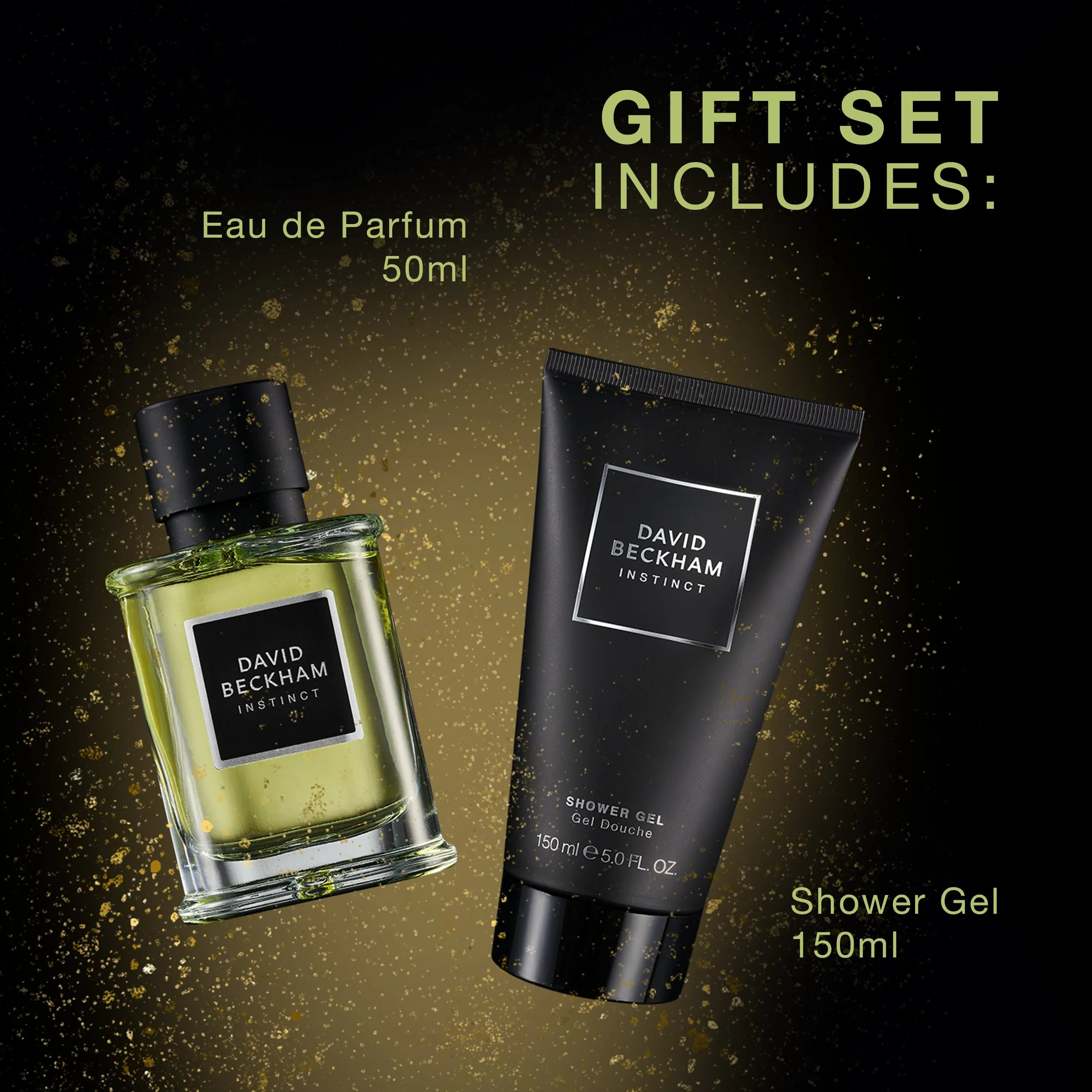 David Beckham Instinct EDP 50ml 2 Piece Set