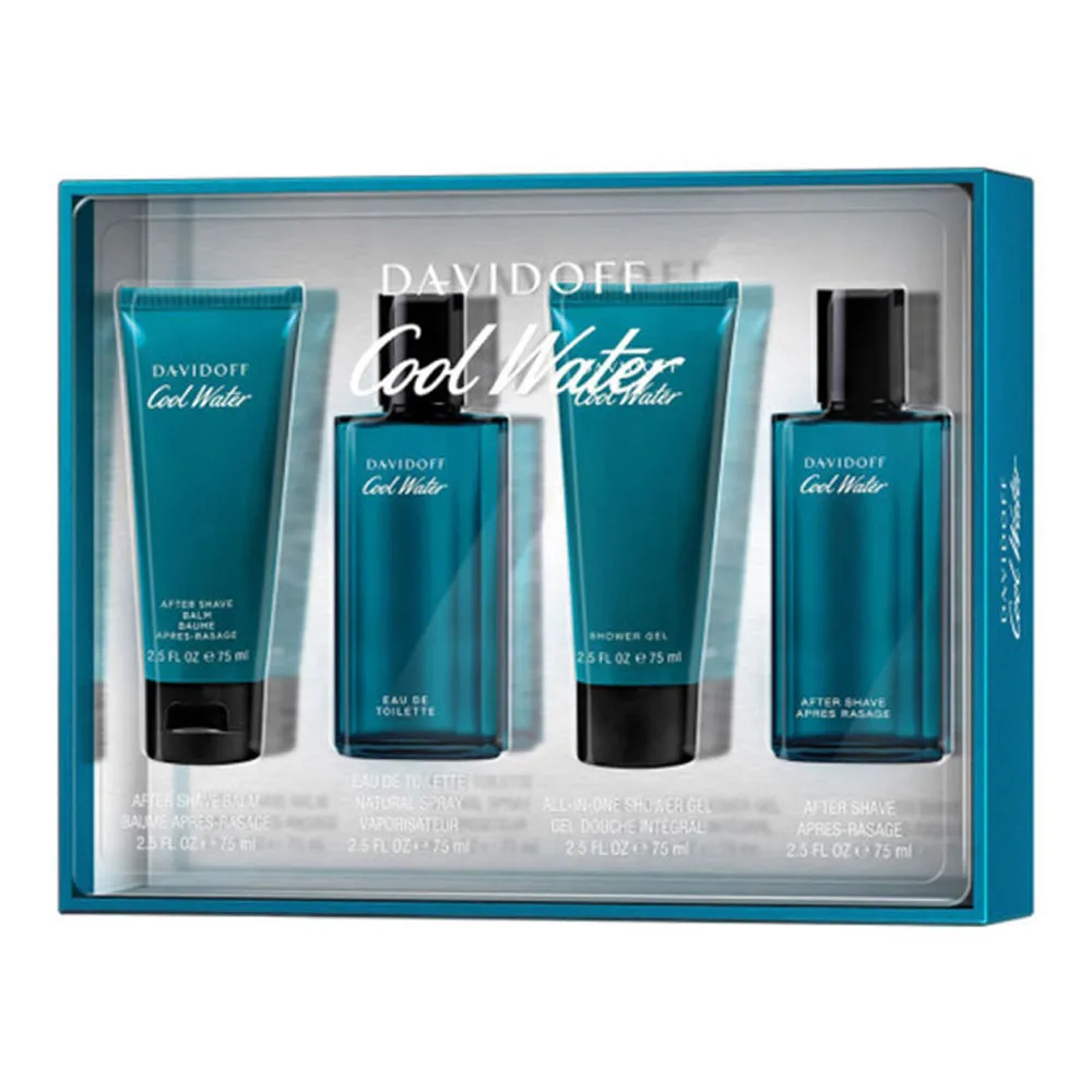 Davidoff Cool Water For Men Set Gift 4PCS