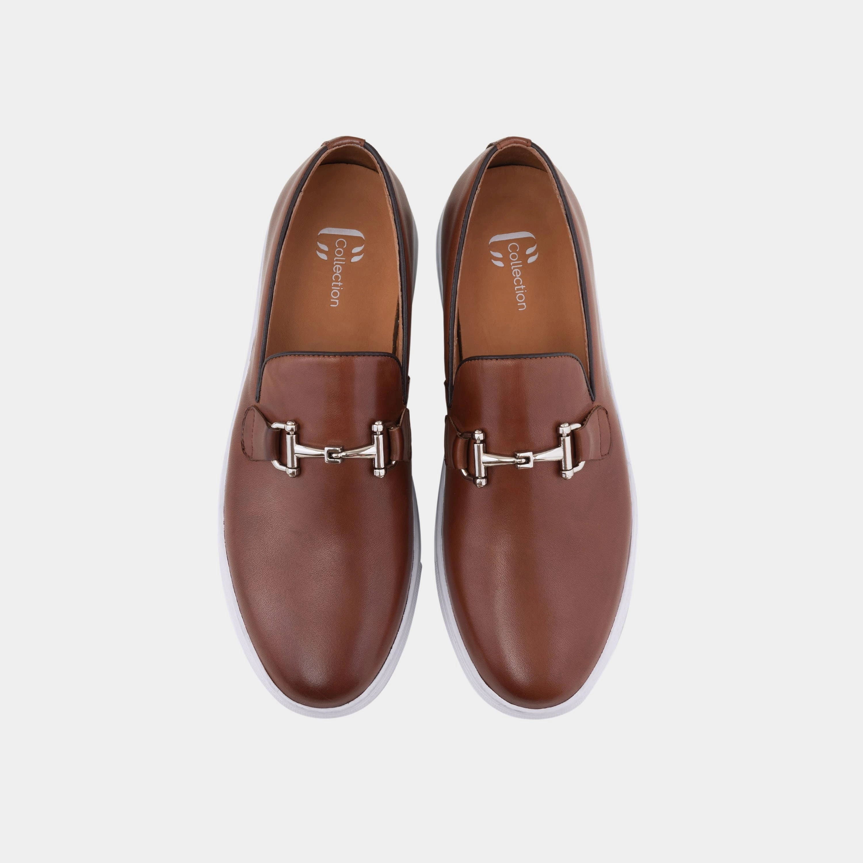 Daylong Support Boardwalk Mahogany Leather Horse-Bit Sneakers