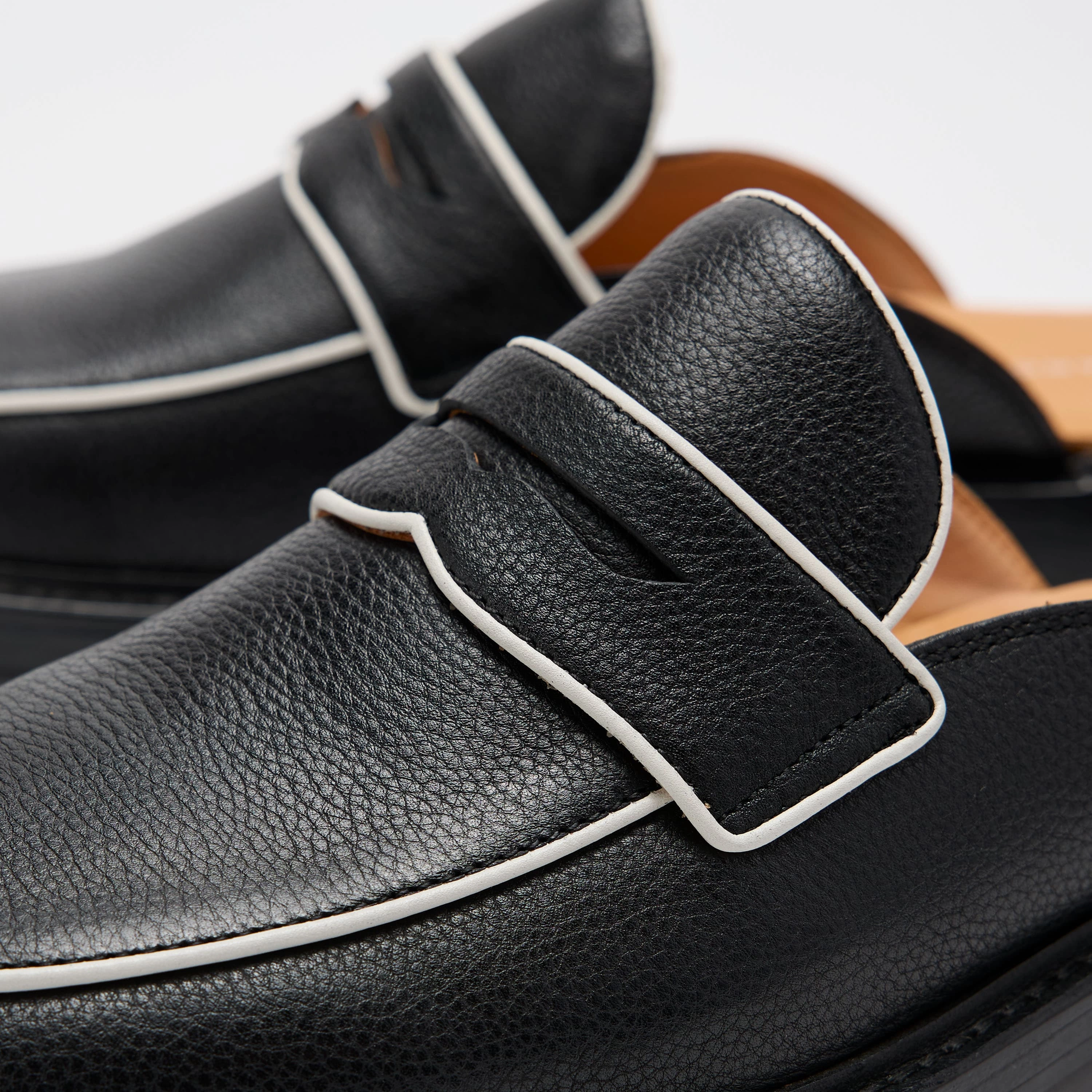 Del Mar Black Loafer Mules Packable Ease