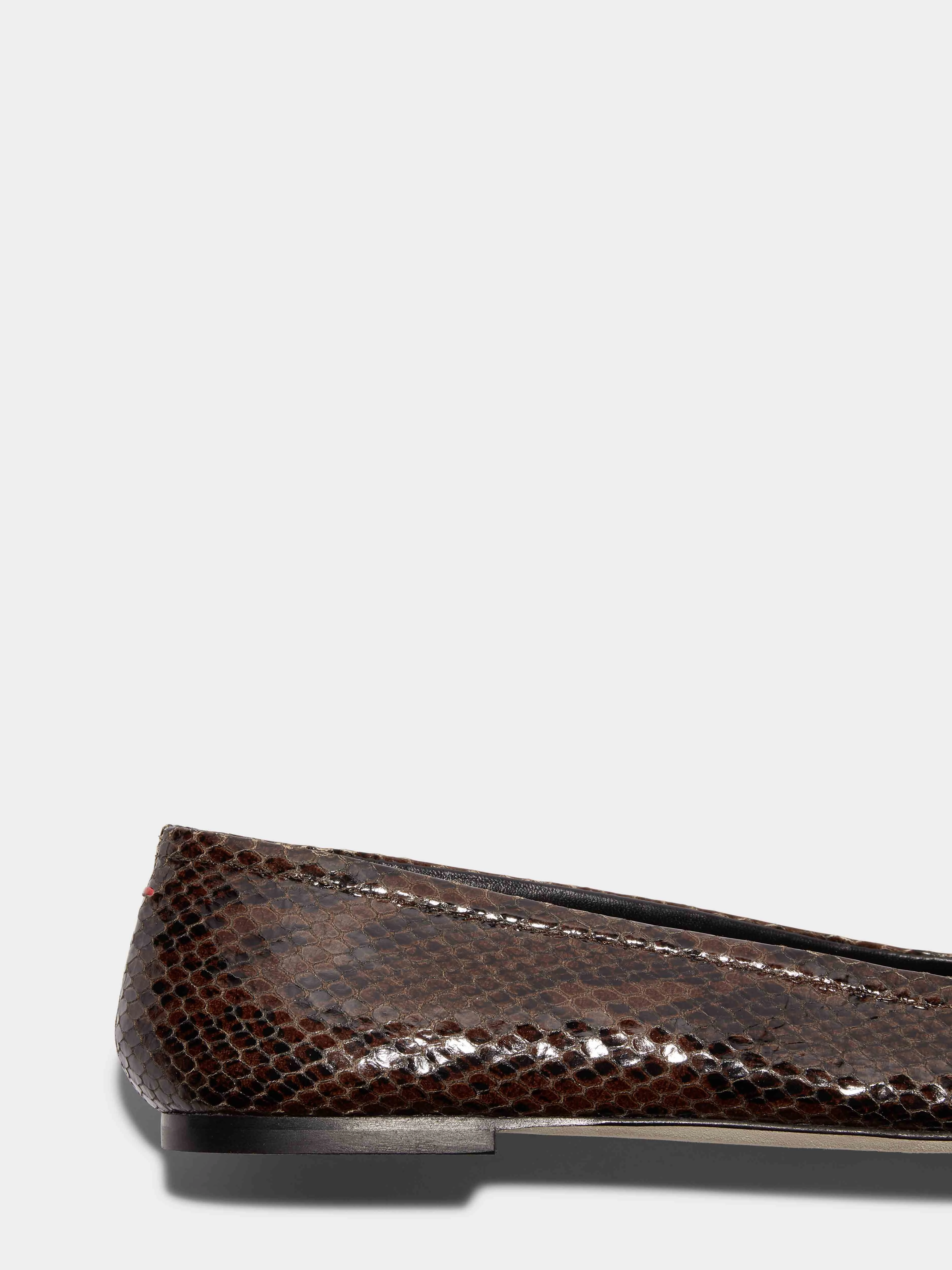 Delfina Leather Ballet Flats Practical Design