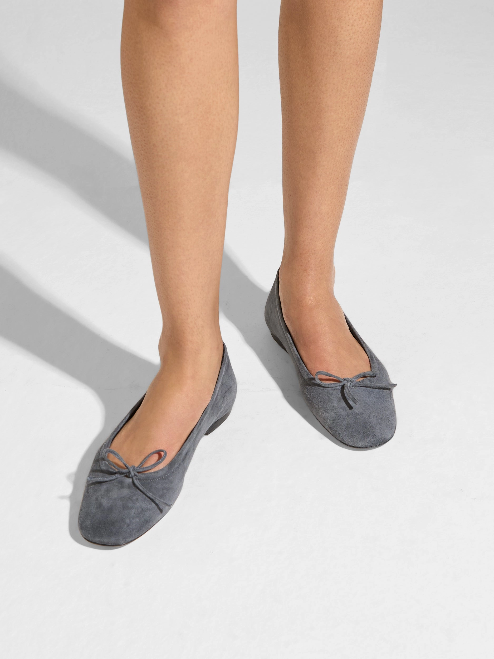 Delfina Suede Ballet Flats Style Step