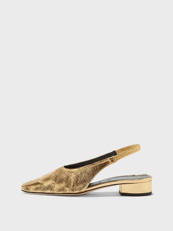 Lightweight Casual Shoes Ergonomic Shoe Shape Dua Laminated Leather Slingback