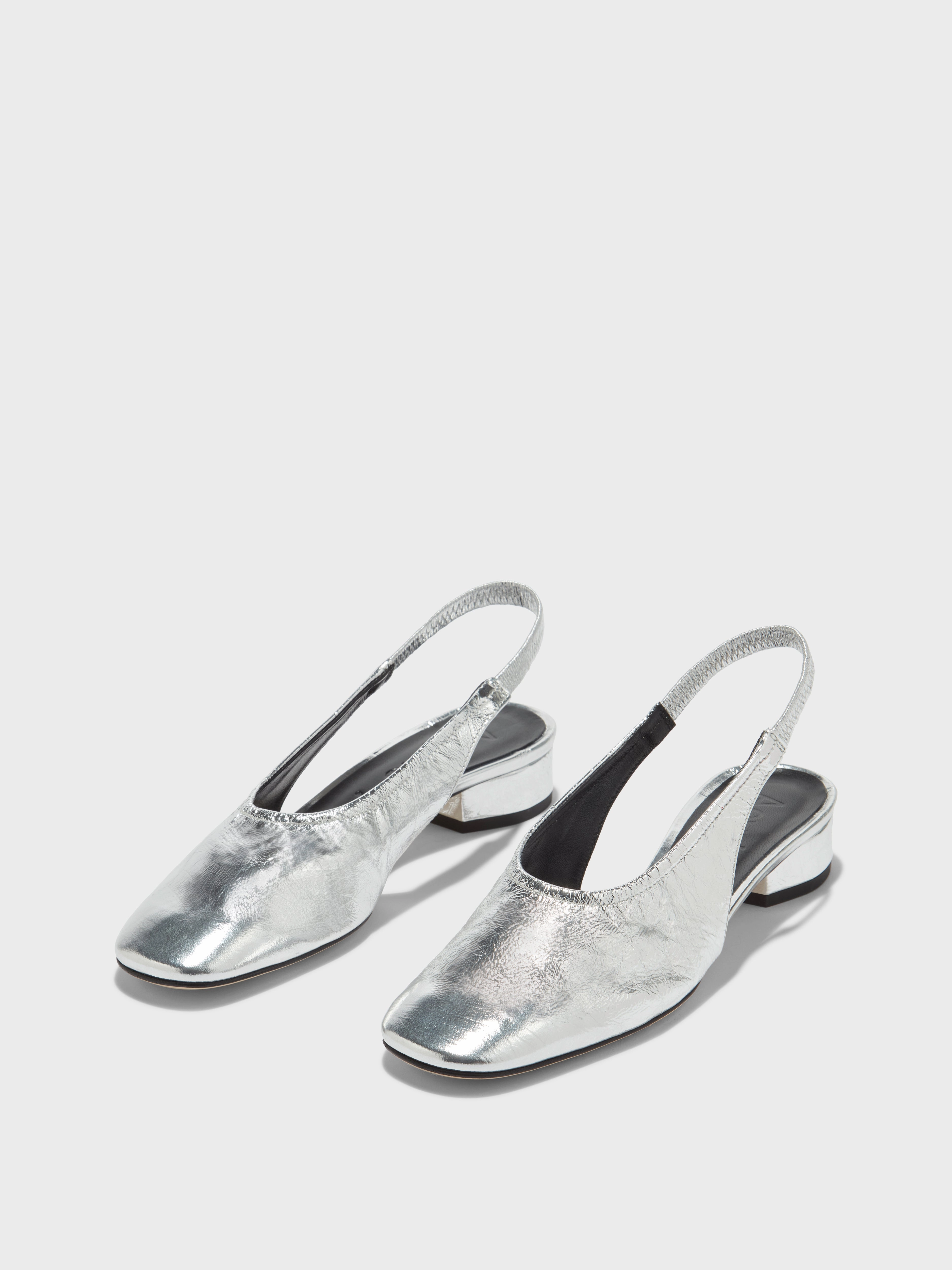 Dua Laminated Leather Slingback Everyday Ease