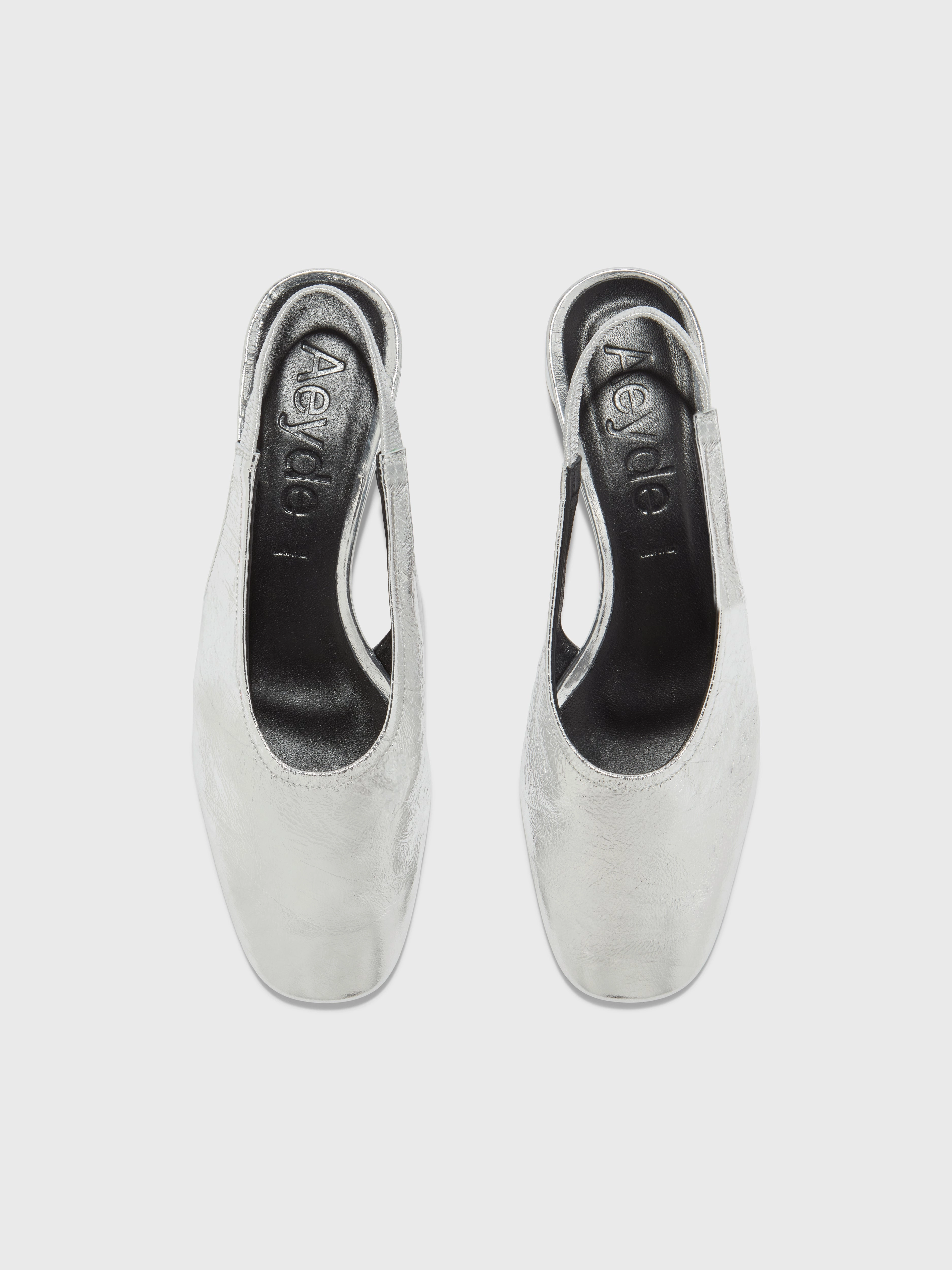 Dua Laminated Leather Slingback Everyday Ease