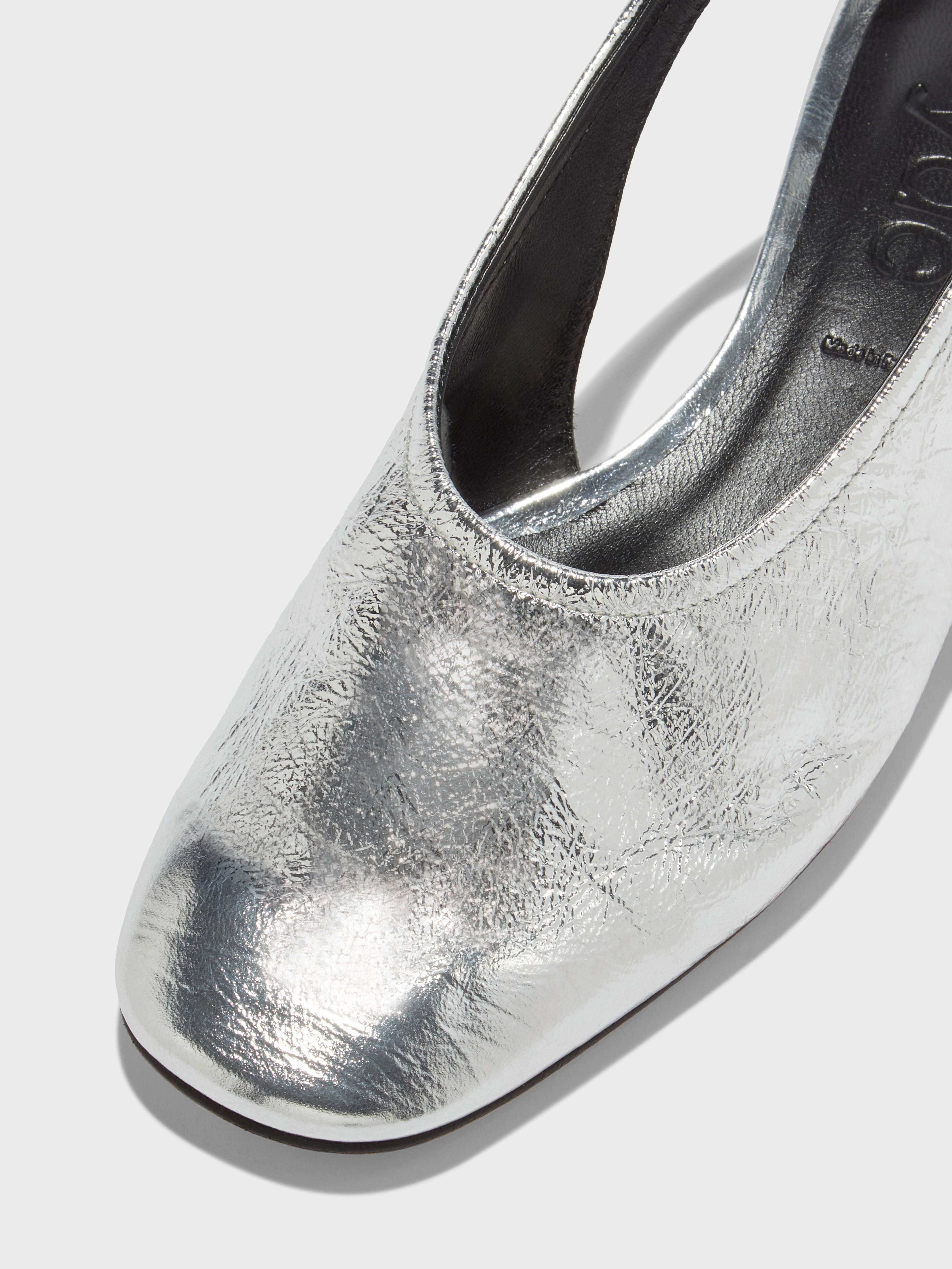 Dua Laminated Leather Slingback Everyday Ease