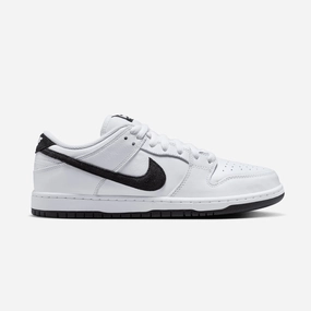 Dunk Low (White/Black/Black Sole) On Board