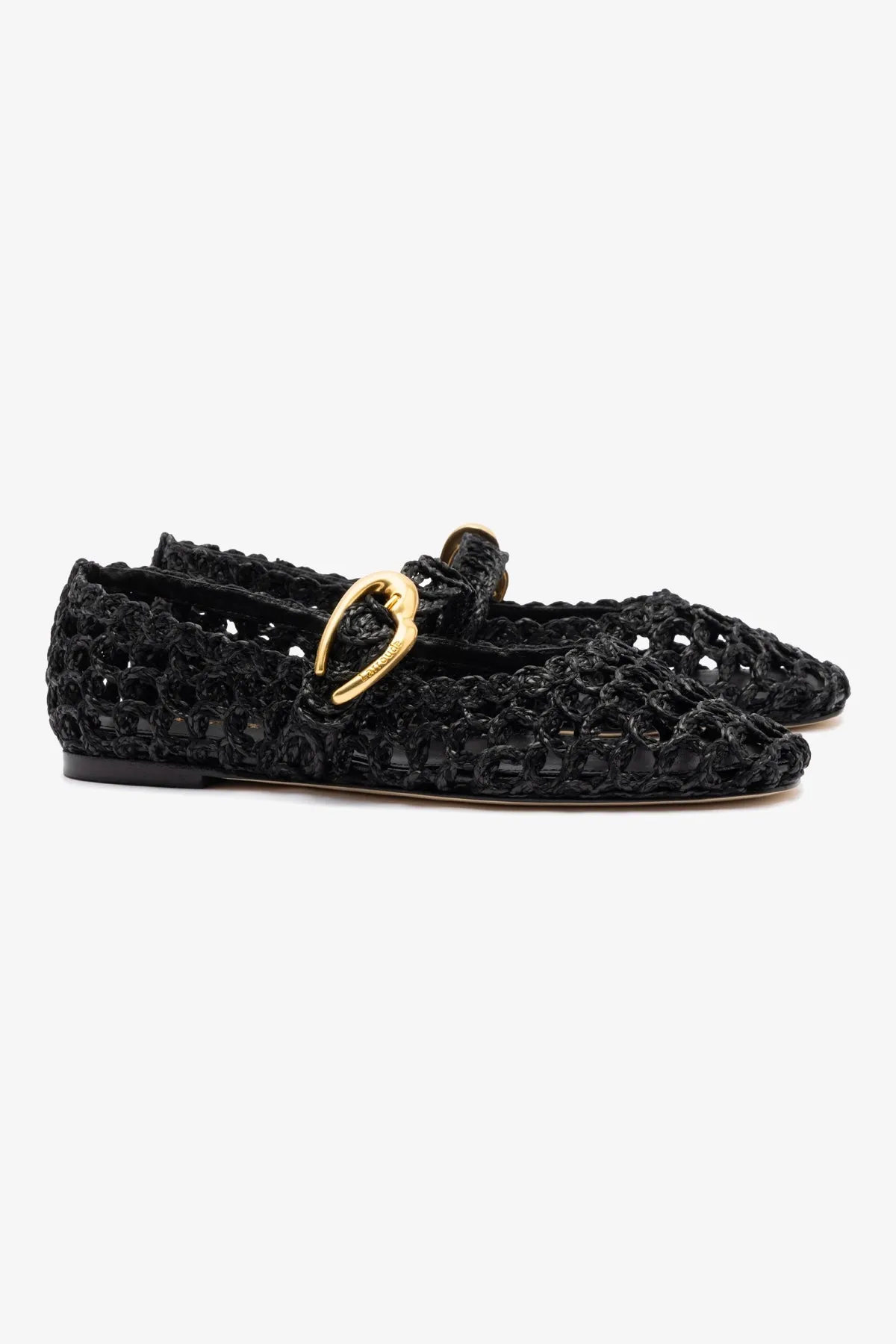 Durable Fit Verona Macrame In Black Embroidered Raffia