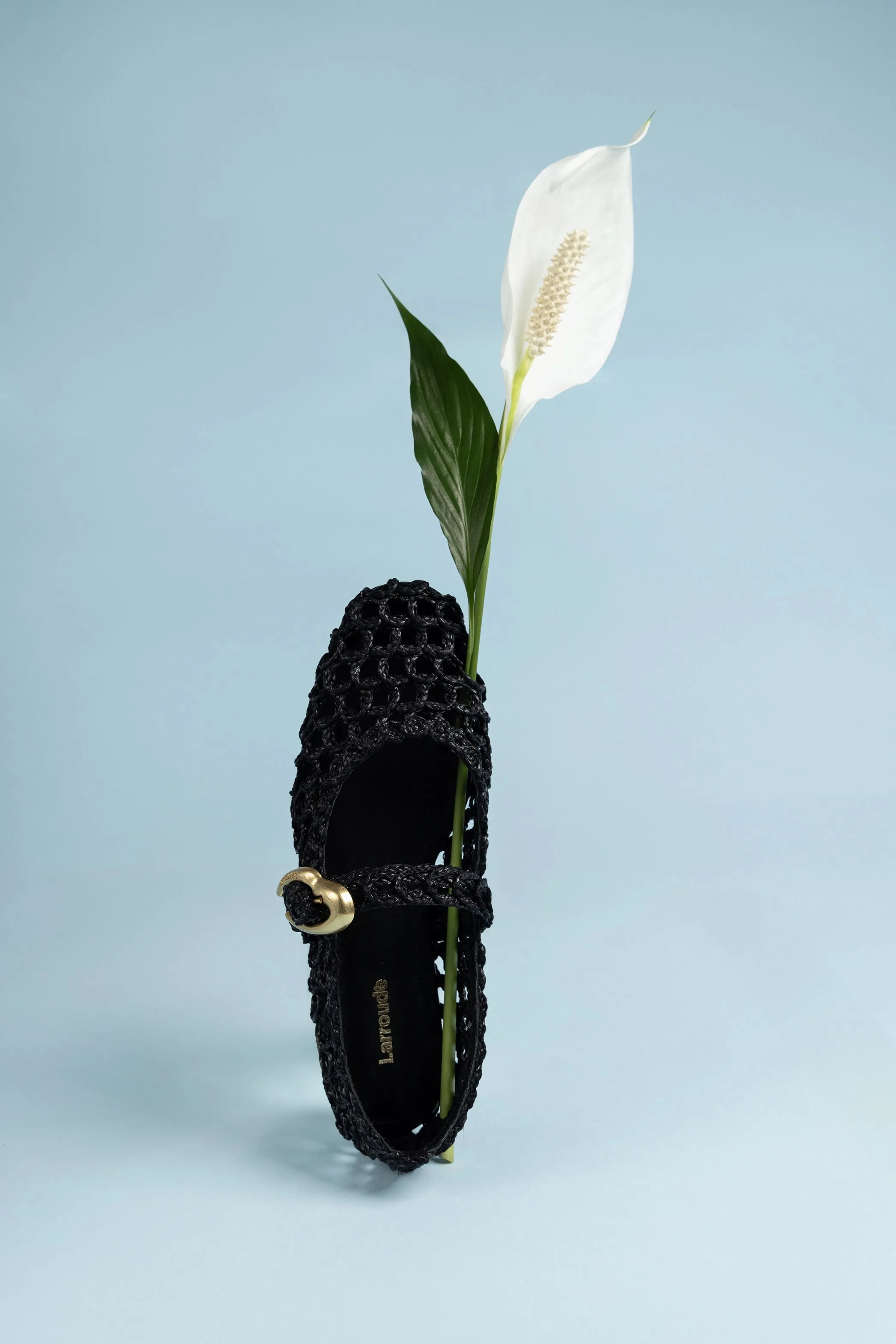 Durable Fit Verona Macrame In Black Embroidered Raffia