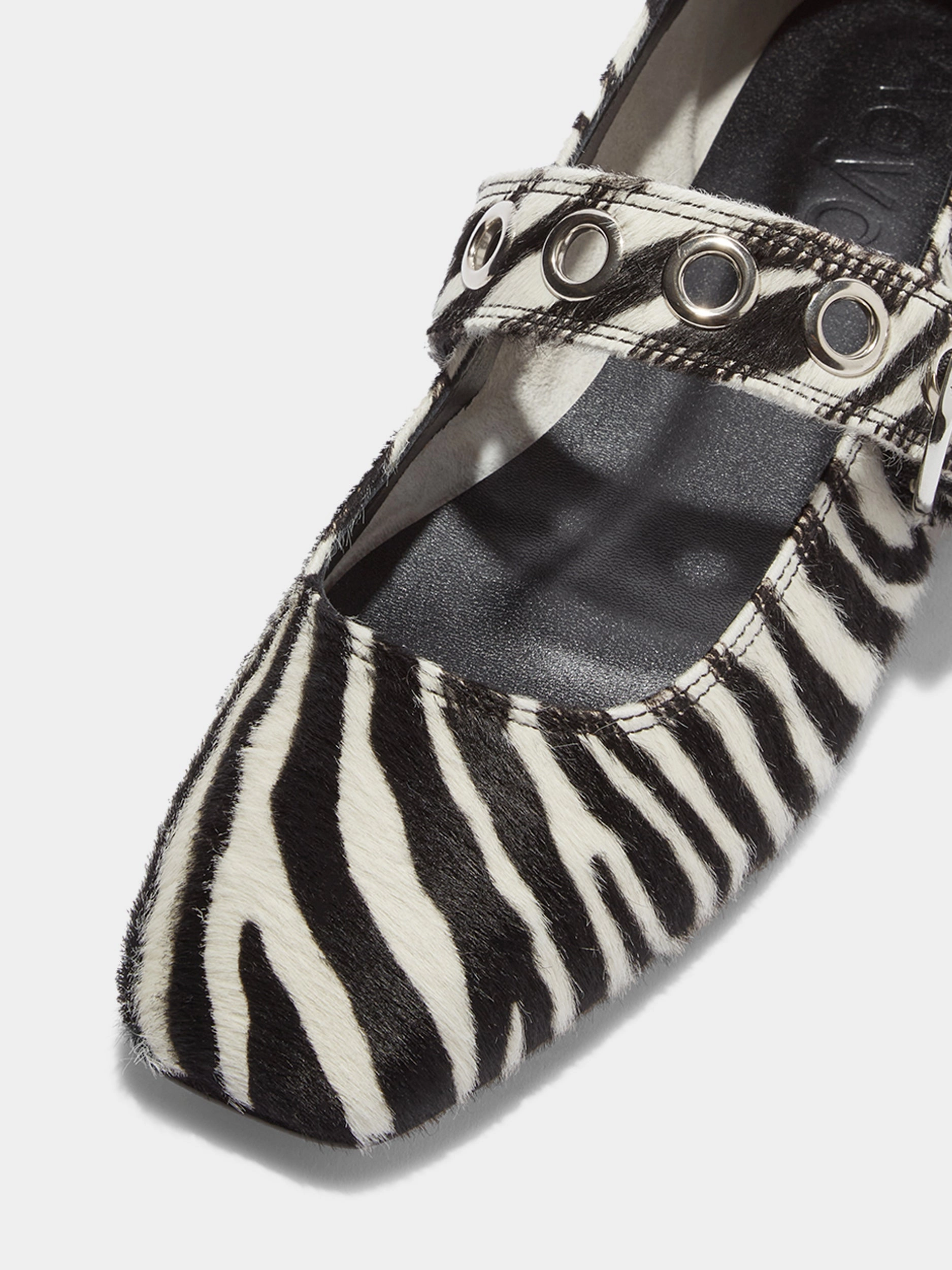Durable Craftsmanship Uma Eyelet Ponyhair Mary-Janes