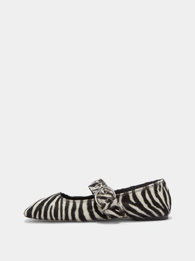 Uma Eyelet Ponyhair Mary-Janes Comfort Technology Shoes