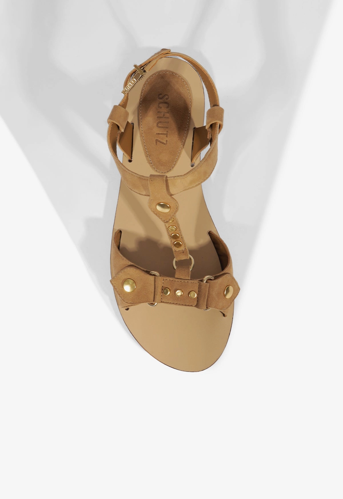 Durable Finish Stevie Brown Suede Flat Sandal