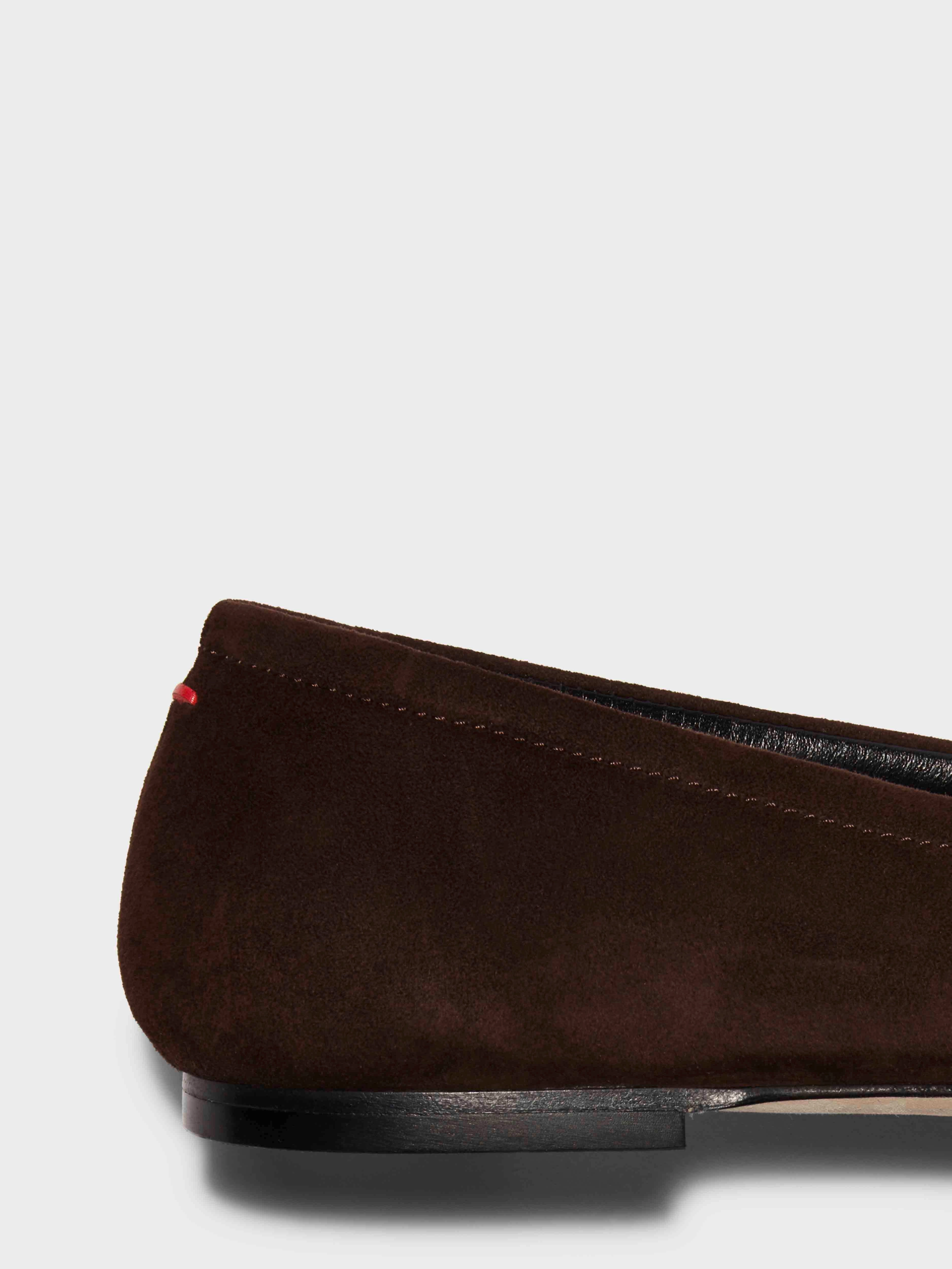 Durable Look Delfina Suede Ballet Flats