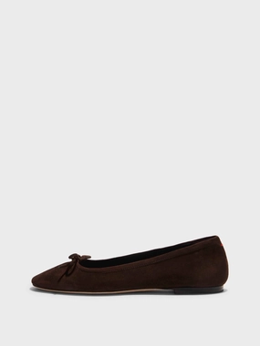 Relaxed Comfort Delfina Suede Ballet Flats
