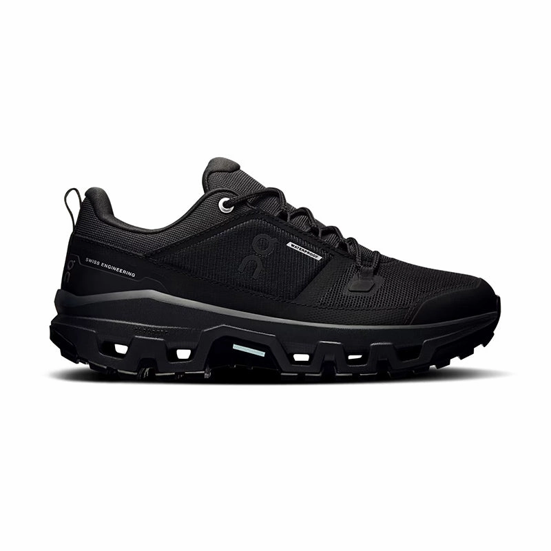 durable soles Women's Cloudrock Low Waterproof Black/Black
