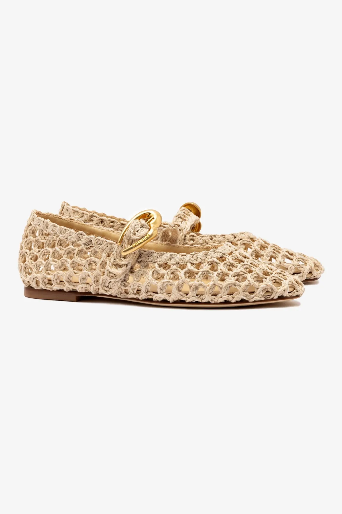 Easy Slip-On Verona Macrame In Beige Embroidered Raffia