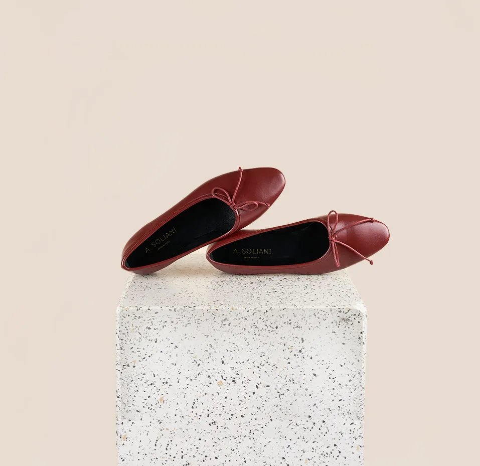 Comfortable Cushion Relaxed Design Como - Rouge
