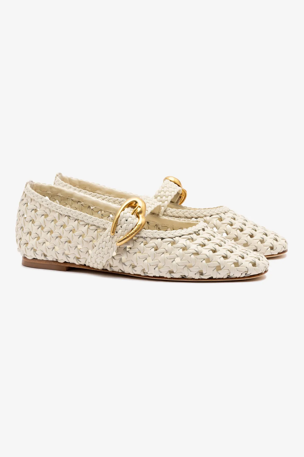 Easy Wear Verona New Macrame In Ivory Leather
