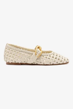 Verona New Macrame In Ivory Leather Comfort Technology Shoes Modern Appeal