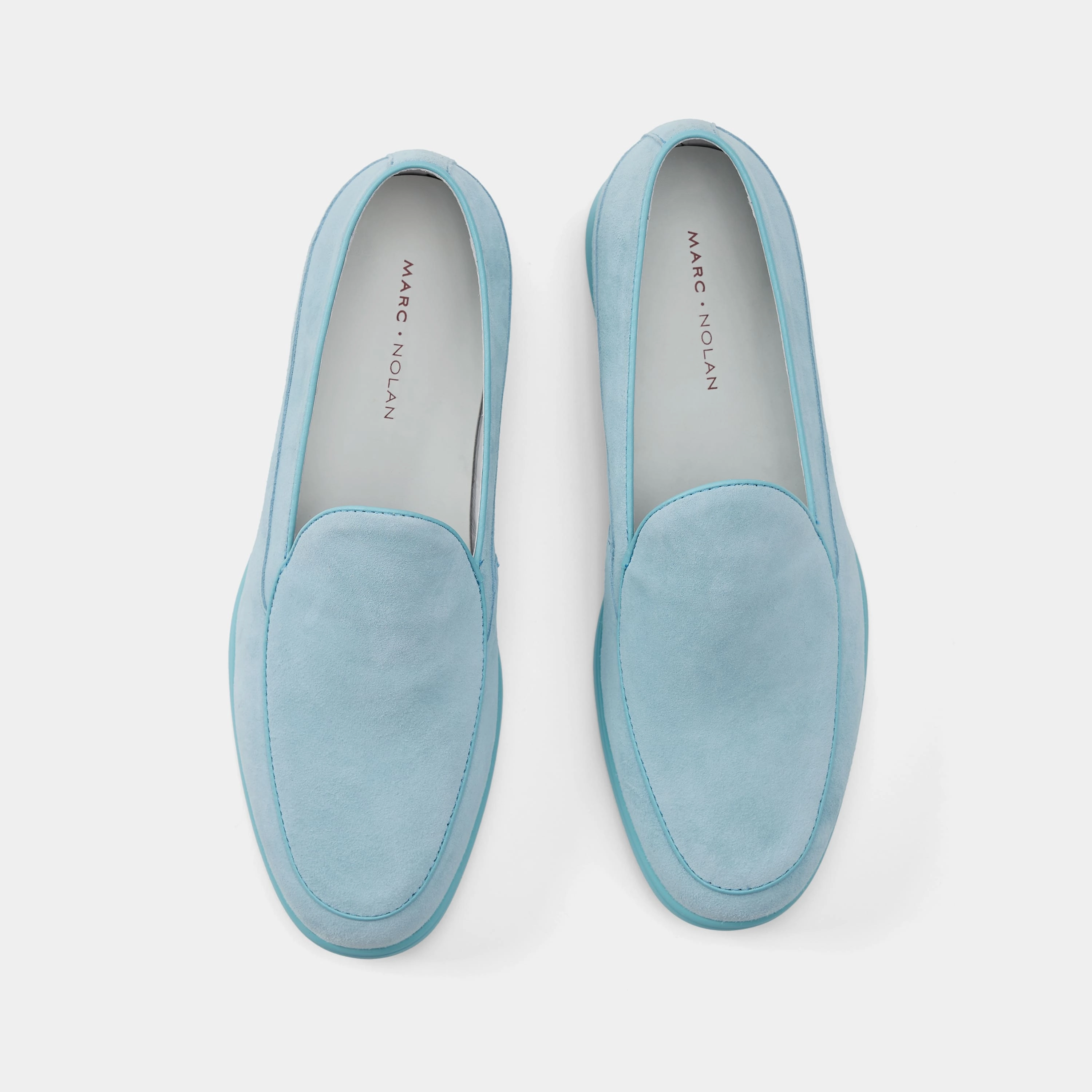 Easy Fit Alessandro Blue Suede Venetian Loafers