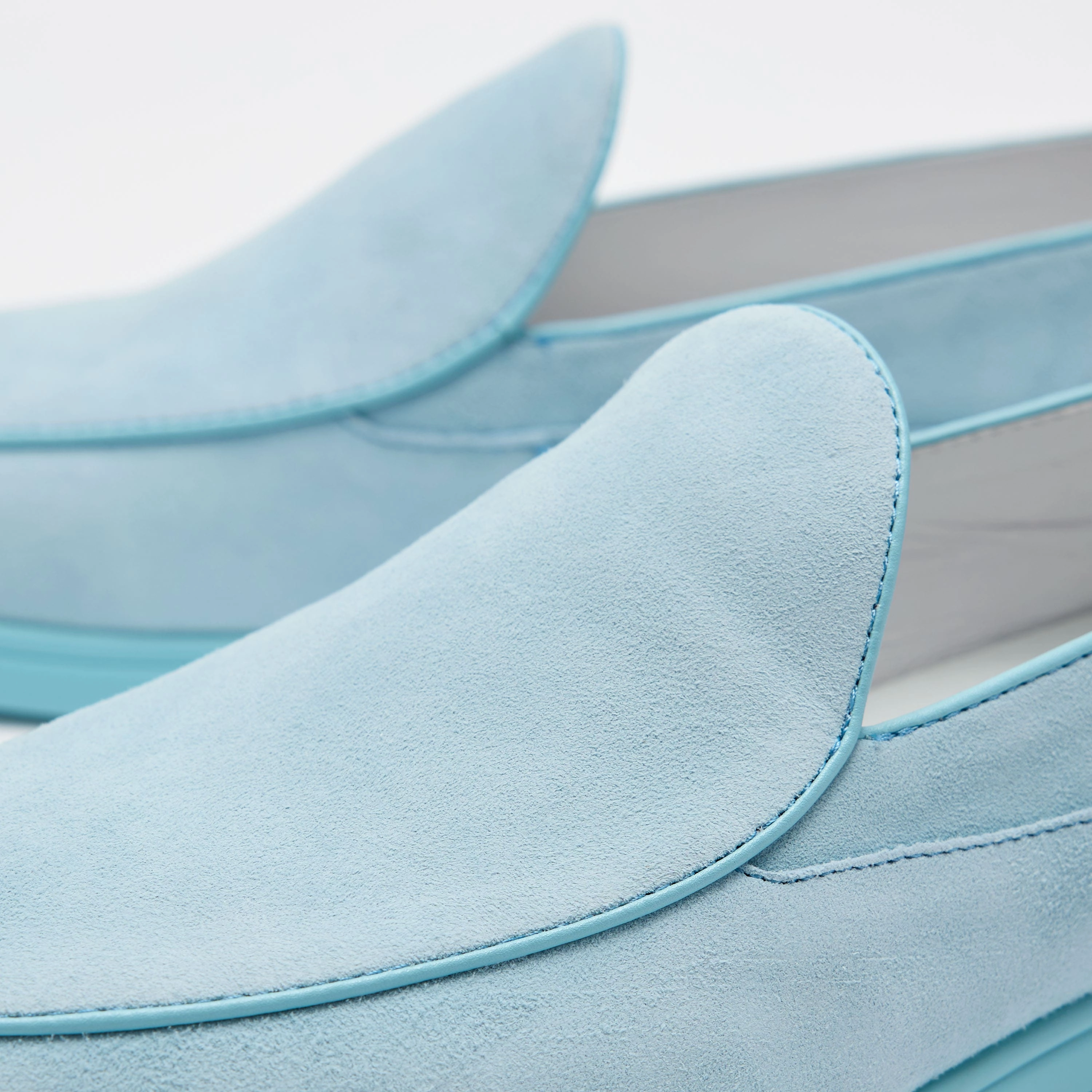 Easy Fit Alessandro Blue Suede Venetian Loafers
