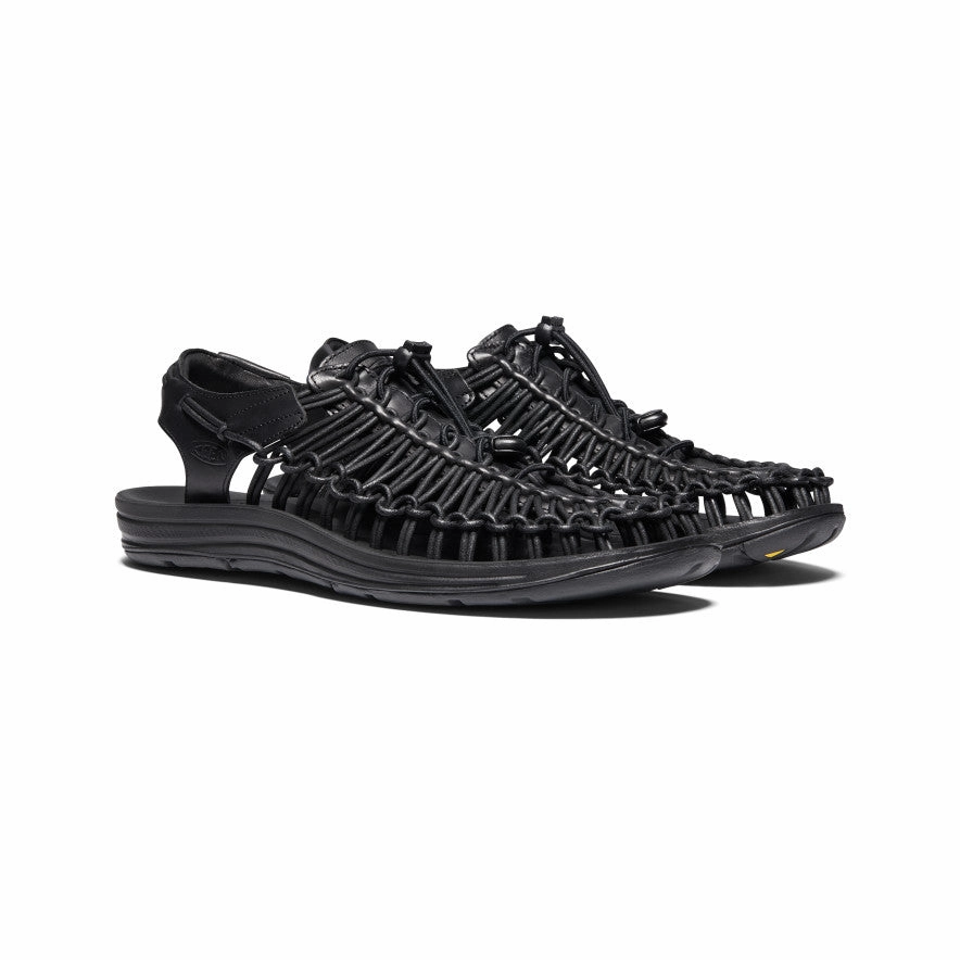 Easy Slip-On Men's UNEEK Premium Leather  |  Black