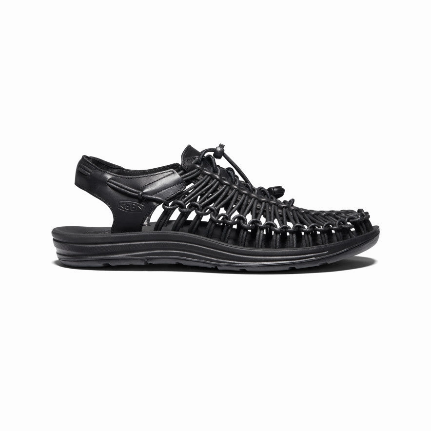 Slip On Style Stylish Comfort Men's UNEEK Premium Leather  |  Black
