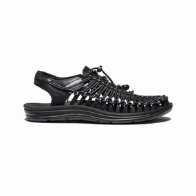 Slip On Style Stylish Comfort Men's UNEEK Premium Leather  |  Black