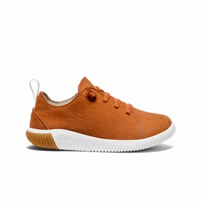 Comfortable Fashion Little Kids' KNX Leather Sneaker  |  Gold Flame/Star White