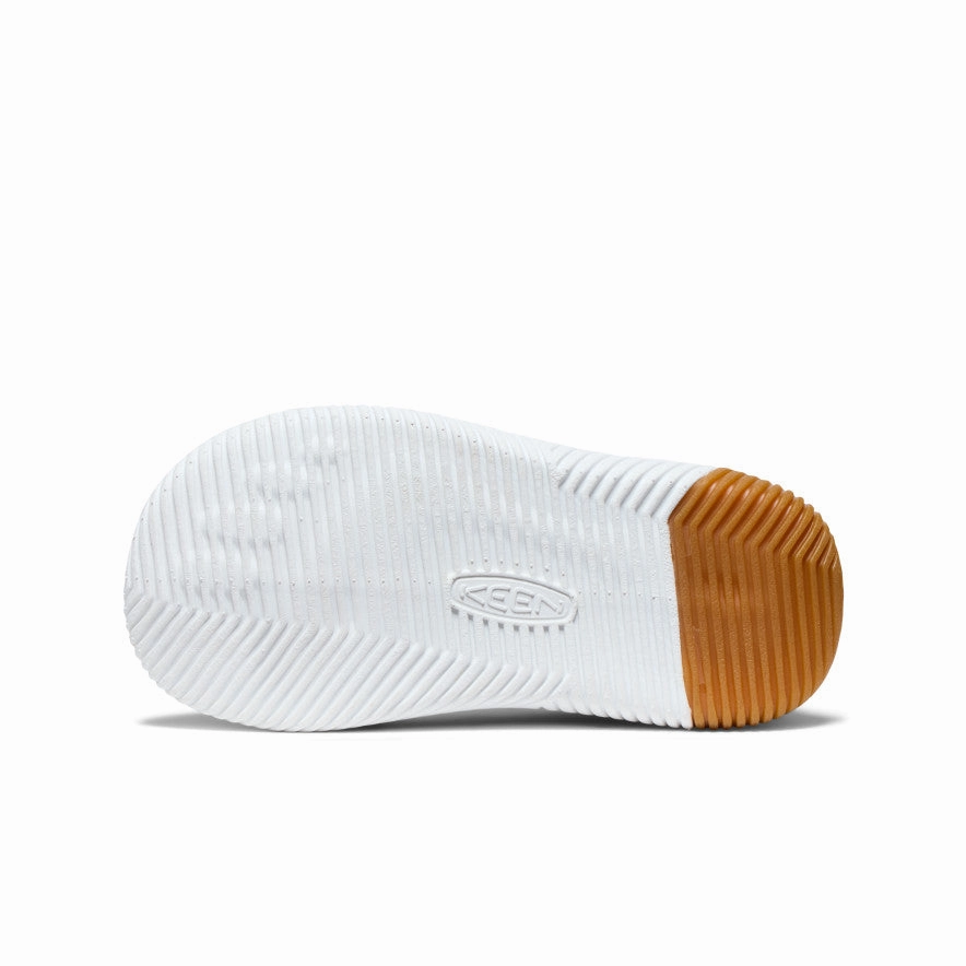 Easy Sprint Little Kids' KNX Leather Sneaker  |  Gold Flame/Star White