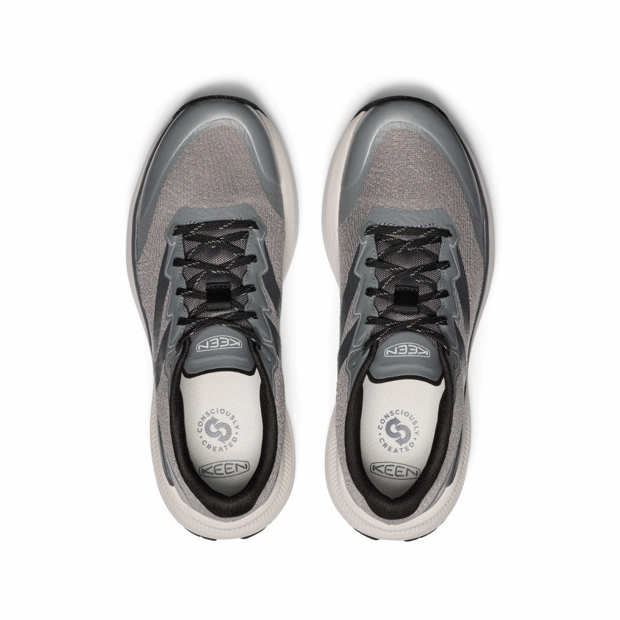 Easy Step Men's WK500 Walking Shoe  |  Steel Grey/Magnet
