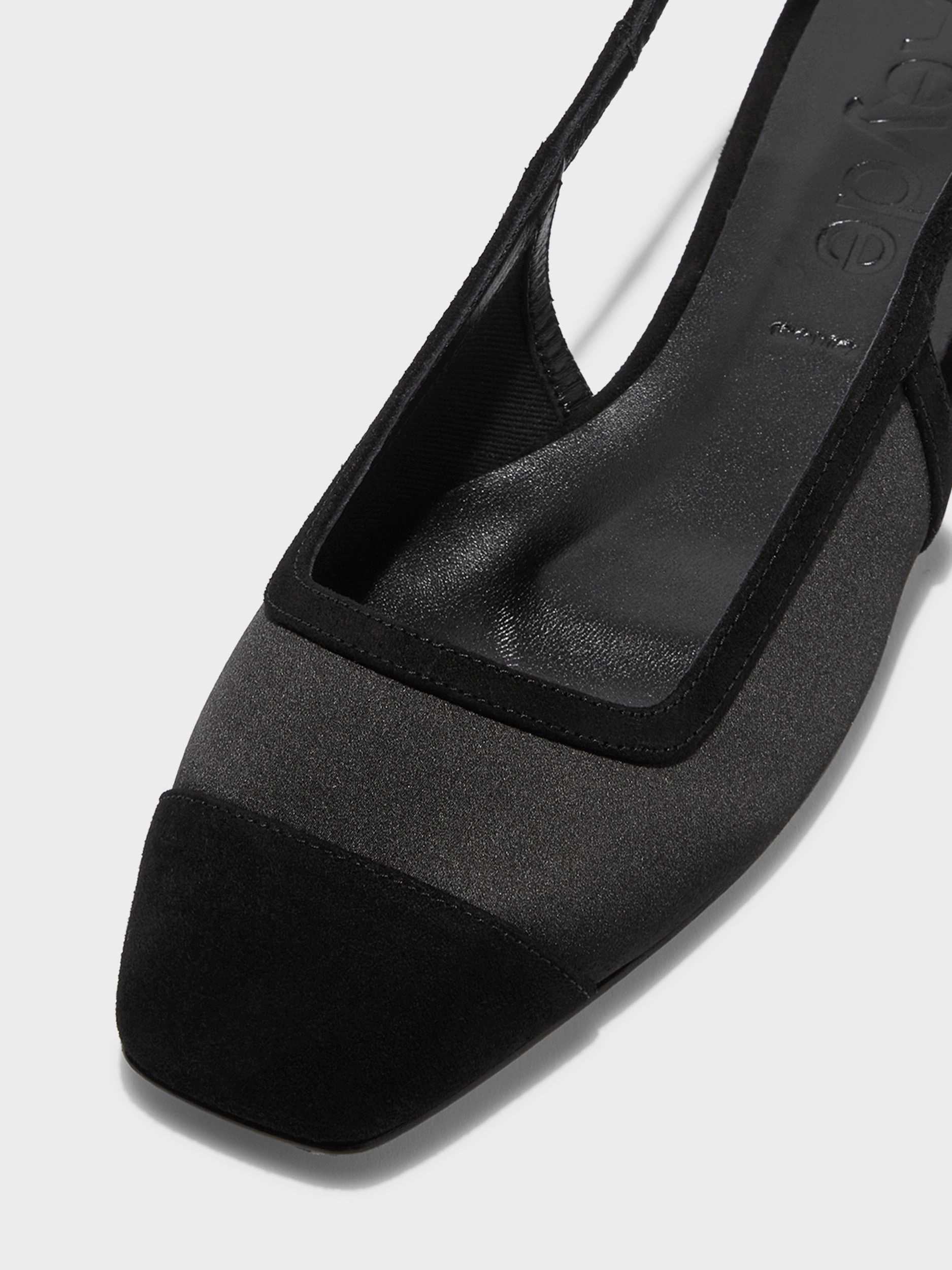 Easy Walk Geraldine Satin Toe-Cap Slingback