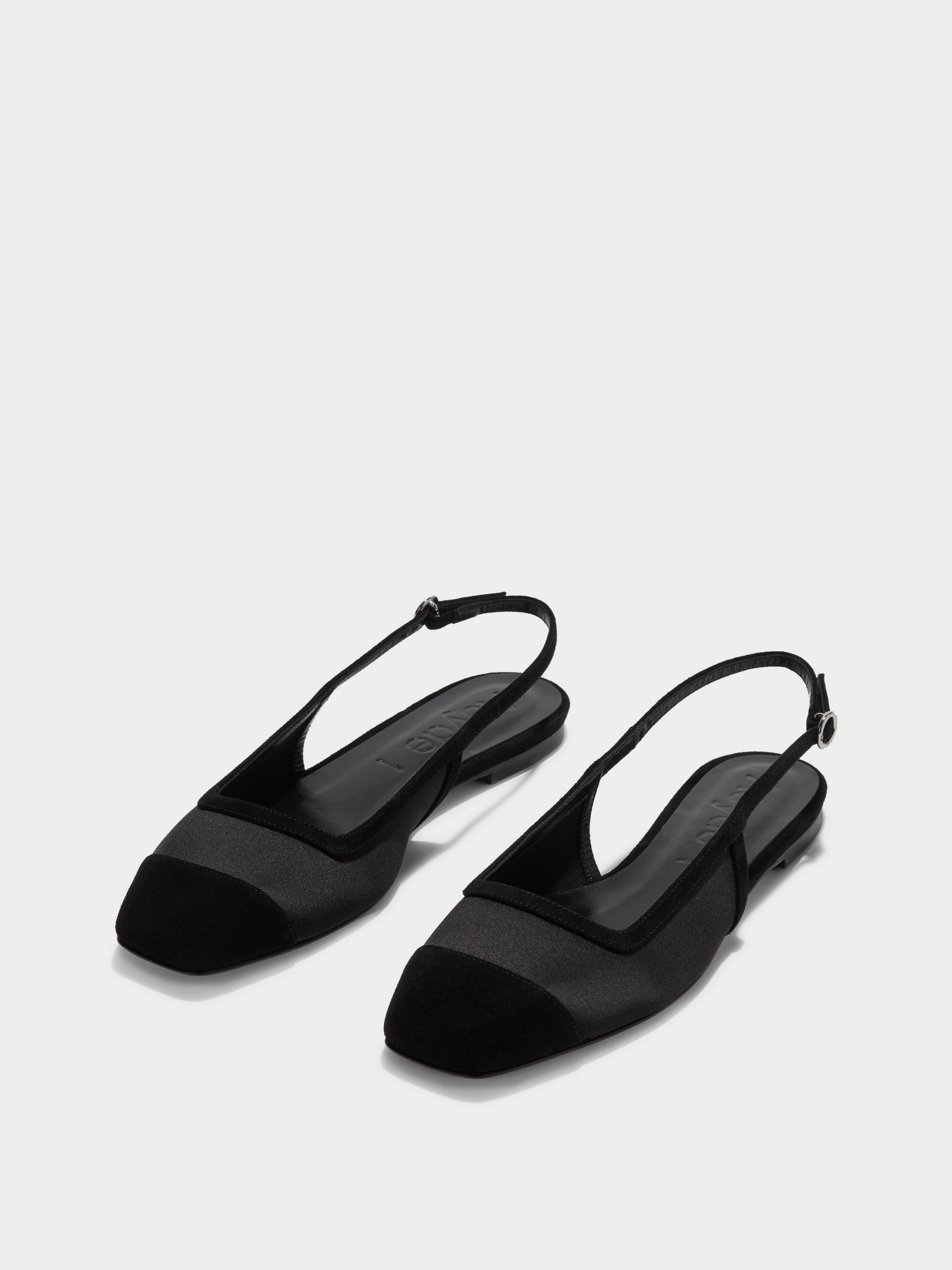 Easy Walk Geraldine Satin Toe-Cap Slingback