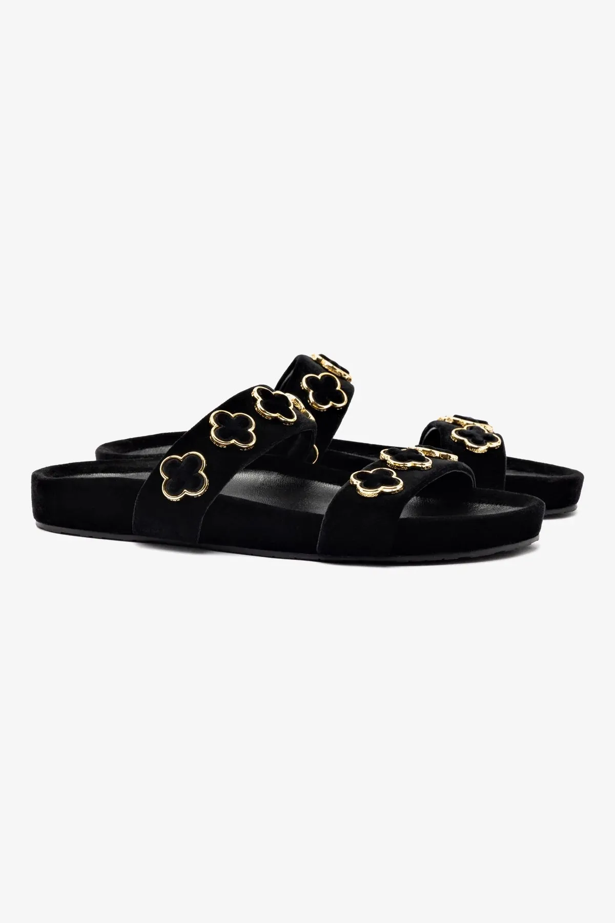 Effortless Comfort Milan Piccolo Slide In Black Velvet