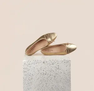 Heel Cushion Shoes Como - Gold Foil
