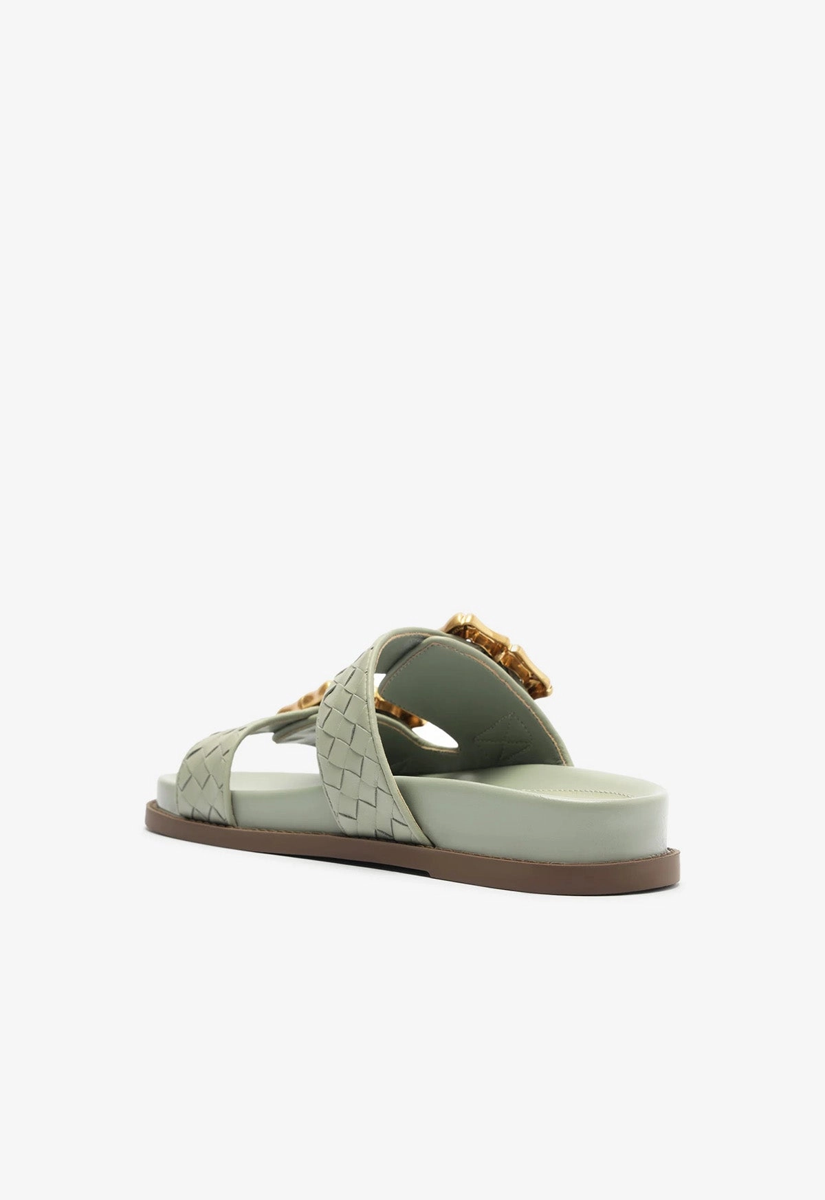 Elegant Touch Enola Green Sporty Sandal