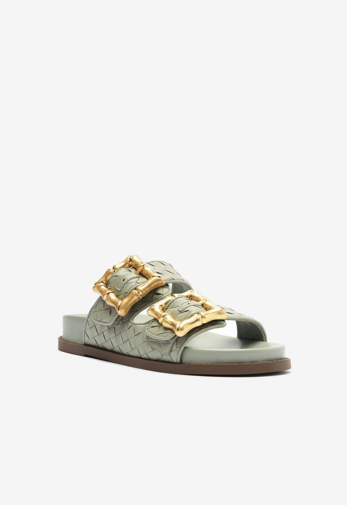 Elegant Touch Enola Green Sporty Sandal