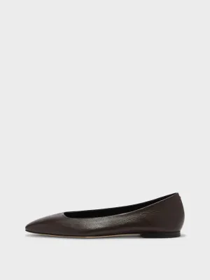 Elegant Finish Travel Light Design Ellie Almond-Toe Flats