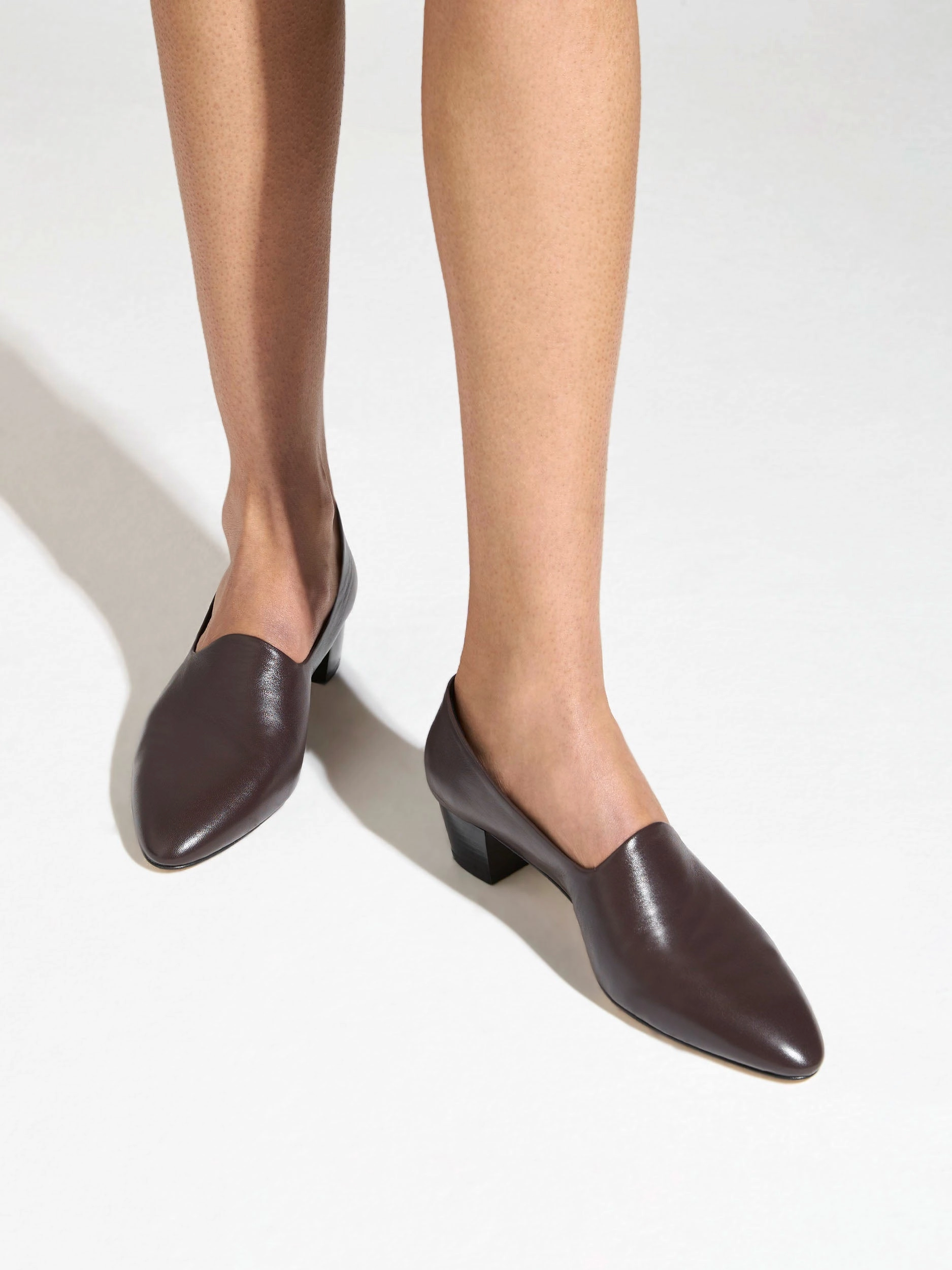 Ergonomic Shape Gabby Almond-Toe Loafers