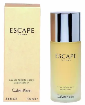 Escape by Calvin Klein Fragrance for Men Eau de Toilette Spray 3.4 oz (100mL)