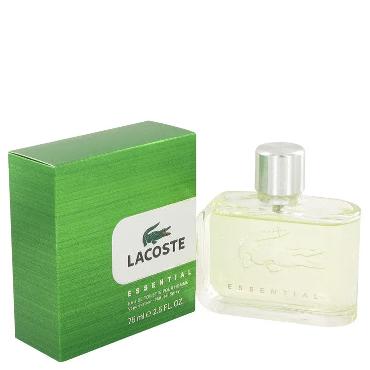 Essential by Lacoste Fragrance for Men Eau de Toilette Spray 2.5 oz (75mL)