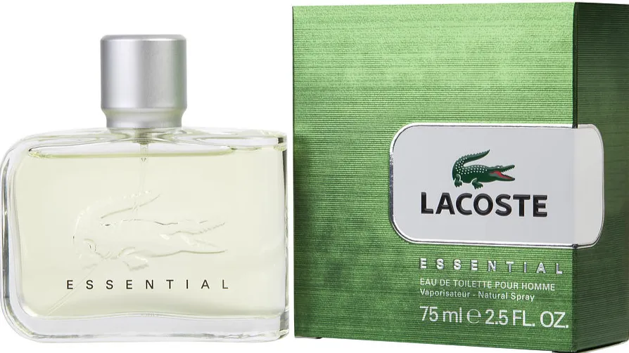 Essential by Lacoste Fragrance for Men Eau de Toilette Spray 2.5 oz (75mL)