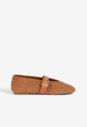 Eiza Shine Suede Flat Stylish Comfort